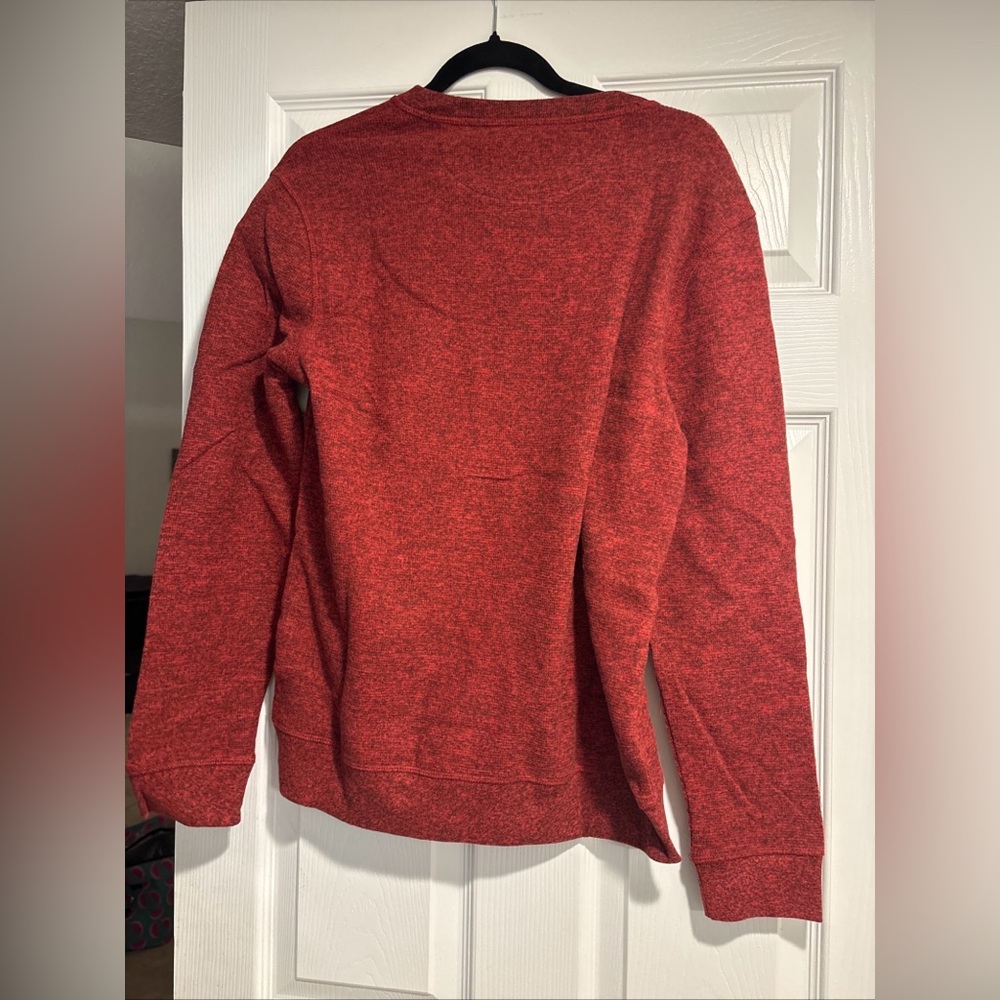 Member's Mark Men's Crewneck Pullover Size S Red Mark - Picture 2 of 2